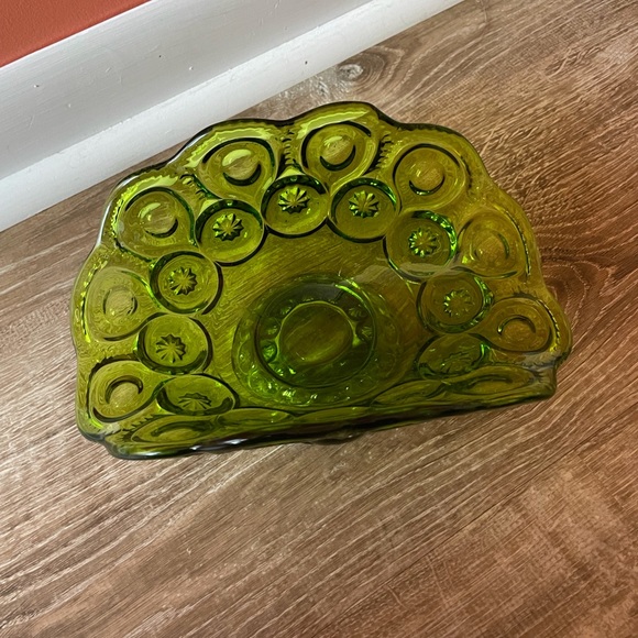 Vintage 1960’s L.E. Smith Glass Moon and Stars Banana Boat - Picture 13 of 15